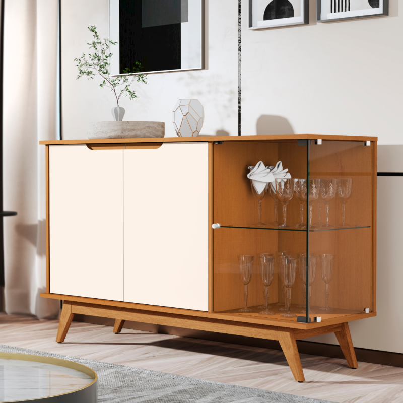 Buffet Aparador Tucumã Sala Nature Off White JB Bechara 32694