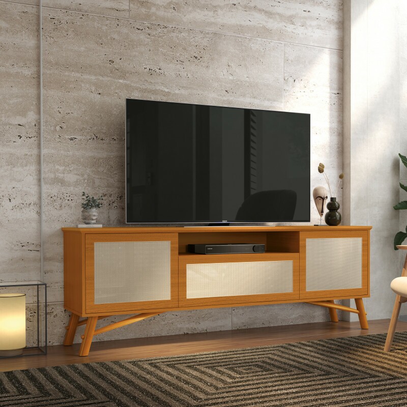 Rack Darin com Porta Basculante Cedro 775186 EDN