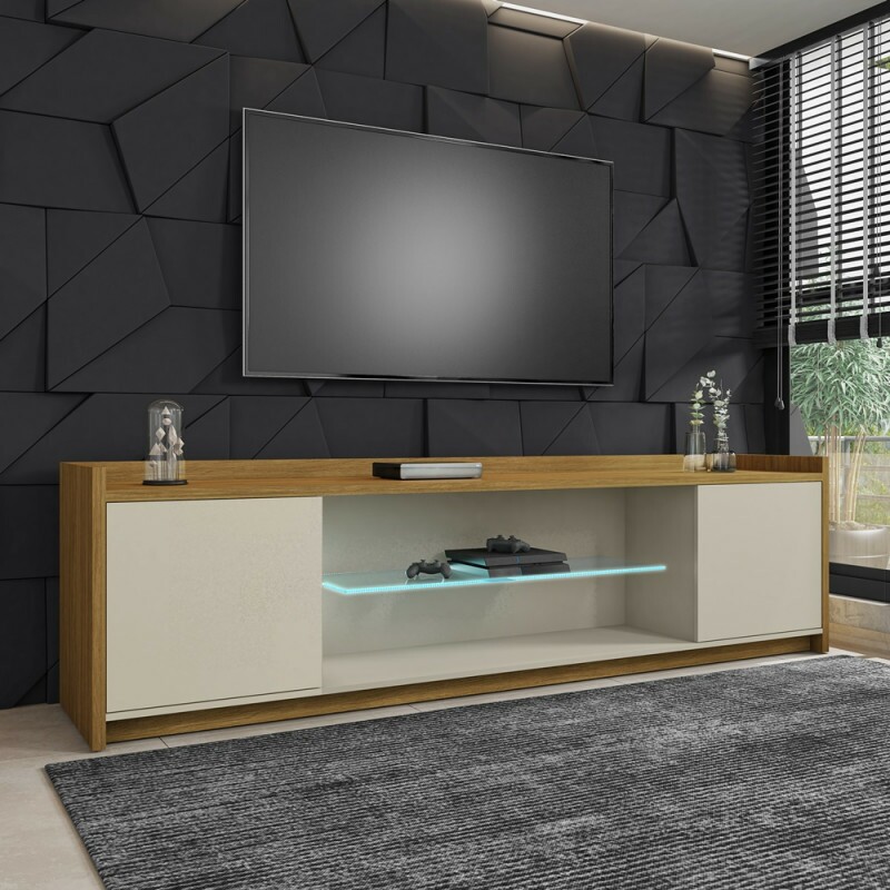 Rack Doha Off White Cinamomo 2075827 Bechara Móveis