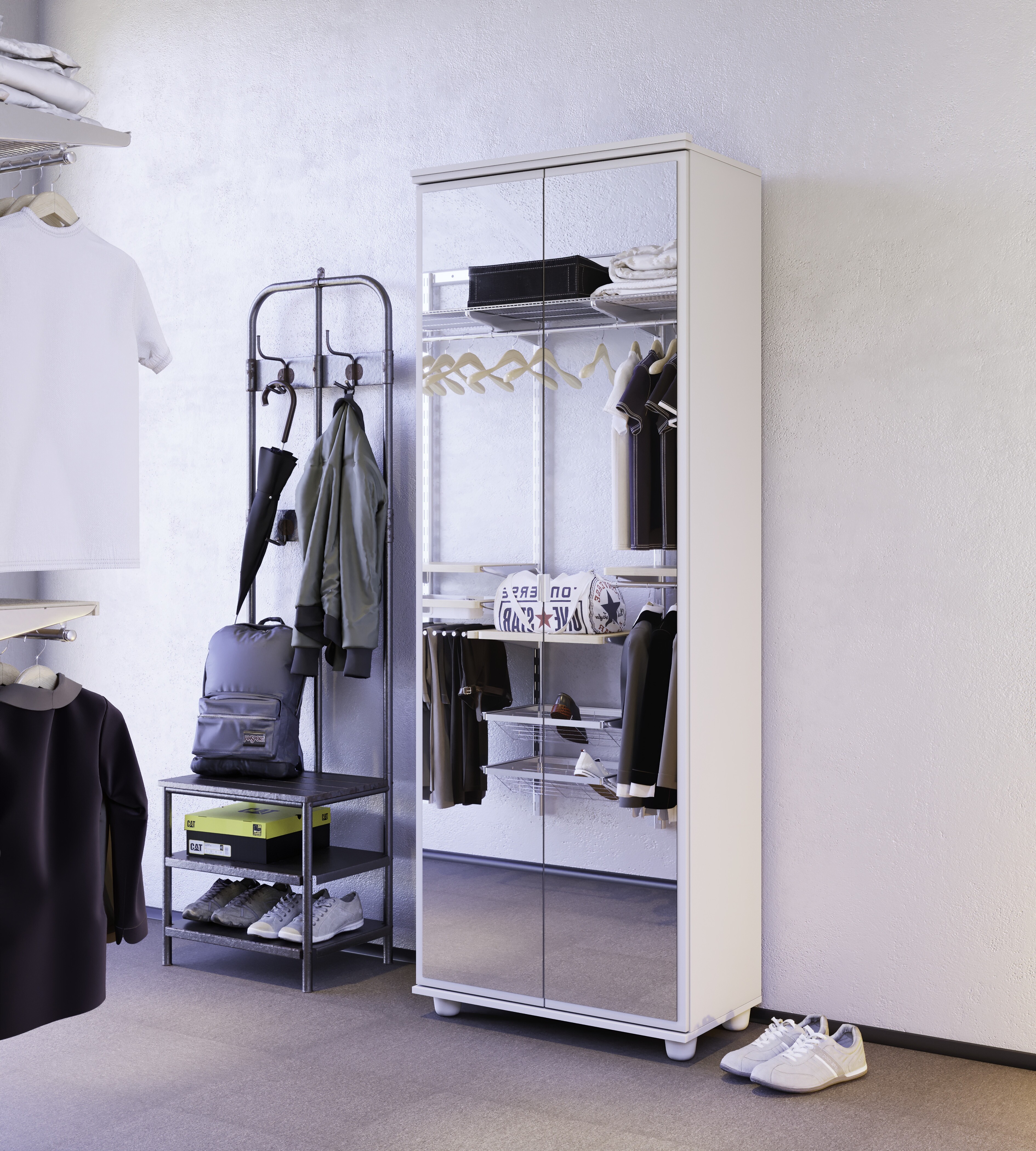 Sapateira Melissa Imcal 8819 Branco Portas Com Espelho