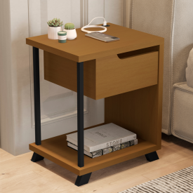 Mesa Cabeceira 1010 Com Entrada USB Nature JB Bechara