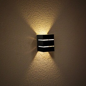 Arandela 1102 Bilateral 2F Inteiros Preta