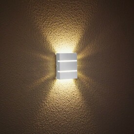 Arandela 1302 Bilateral 2F Inteiros Branca Baby