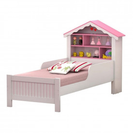 conjunto-cama-solteiro-estante-branca-rosa-ofertamo