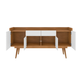 Buffet Veneza 2 Gavetas Cedro Branco Casa D Móveis Sala FORA DE LINHA