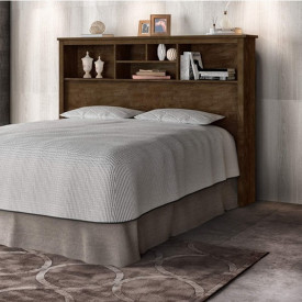 Cabeceira Alice Box Cambel 1,40 Chocolate FORA DE LINHA