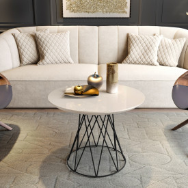 Mesa Centro 8040 Pérola JB Bechara Móveis Sala FORA DE LINHA