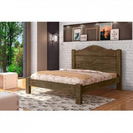 Cama Casal Thalia Cambel Castanho 307378 Extrado Reforçado