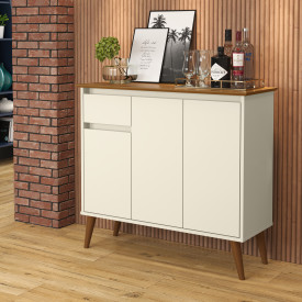 Aparador Buffet Veneza Ej Móveis Off Freijó Sala