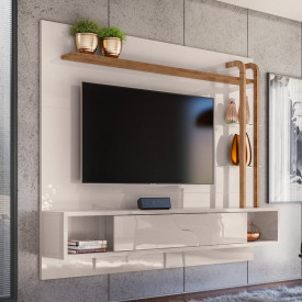 Painel Supreme Off White Madero Canela 903524 TV 55 Lukaliam 