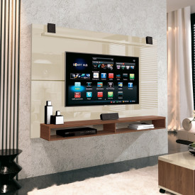 Painel Maxi Off White Cedro 776152 TV 65 EDN Móveis