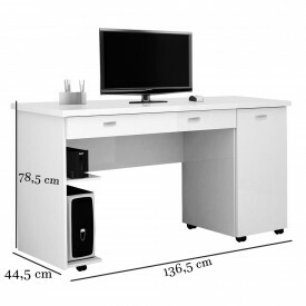 Escrivaninha Ariel 1 Gaveta Freijó Primus Móveis 