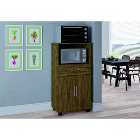 Balcão Ipe 2 Portas Amêndoa Wood Luxo Primus