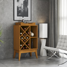 Aparador Bali com Adega e Bandeja Cedro 47520 EDN 