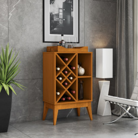 Aparador Bali com Adega e Bandeja Cedro 47520 EDN 