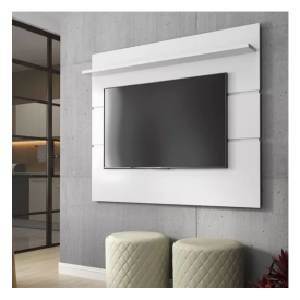 Painel Prism 1.6 TV até 50" Branco Acetinado Patrimar Móveis