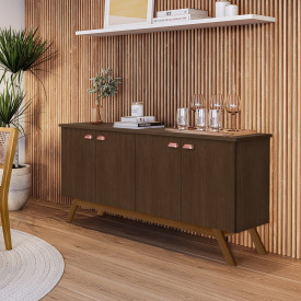 Buffet Atlanta II Tebarrot Freijó Pés Madeira Sala