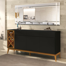 Buffet Passion Preto Cedro 777148 EDN Moveis