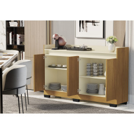 Buffet Real Mel Perola 4 Portas Primus Móveis