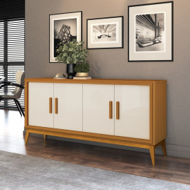 Buffet Union 4P Pés de Maderia Cedro Off White 775190 EDN