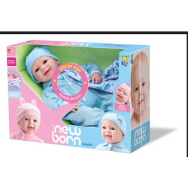 BONECO DIVER NEW BORN - SONINHO - MENINO 8335 DIVERTOYS