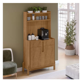 Aparador Sala Cantinho Café Lizz Cedro Casa D Moveis