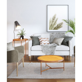 Mesa de Centro Aqua Imcal Nature Cobre G 71cm 62081