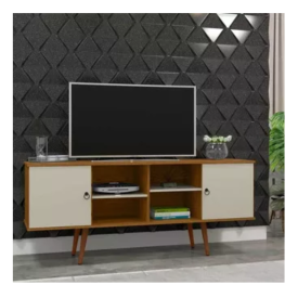 Rack Estrela 1,60 Cumarú Off White Patrimar