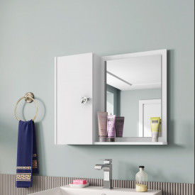 Espelheira Gênova Bechara Branco 2075176 Banheiro