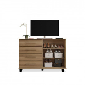 Cômoda Sapateira Eccos Freijó 02460FJ Fabrimóveis Quarto