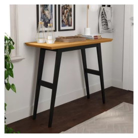 Escrivaninha/Aparador Harvard 9040 Freijo/ Preto OFERTAMO