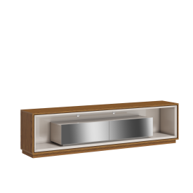 Painel Classic Com Rack Opera Com Espelho 1.8 Off White Freijo Imcal