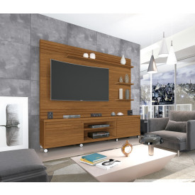 Home Theater Cedro com Rodizios Freijó 180510 Giga Moveis