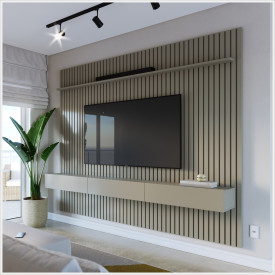 Home Ripado Flow Com Led 1.4 65685 Gianduia Ofertamo