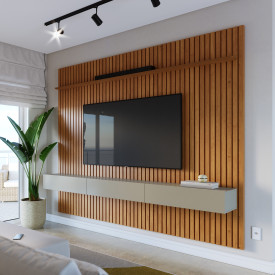 Home Ripado Flow C Suporte Invisível 2.8 Nature Gianduia 63482 Ofertamo