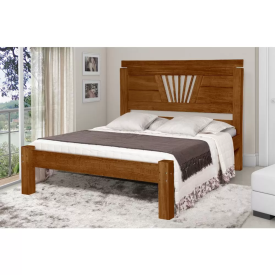 Cama Casal Gabriela 1,30/1,40 Atraente - Imbuia