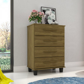 Cômoda Eccos Gaveteiro Imbuia 02470IF Fabrimóveis