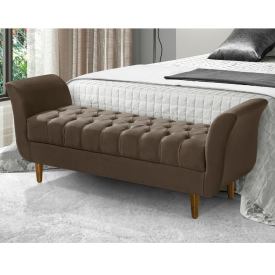 Divan Barcelona Atraente 1.30 Marrom GR1 1/05 Quarto