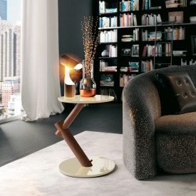 Mesa de Apoio Wood Off White Tampo em MDF 24134 EDN FORA DE LINHA