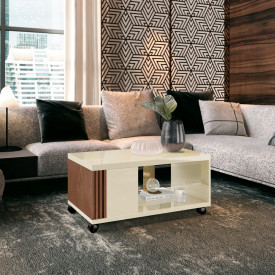 Mesa de Centro Prática Off White Naturale 16155 EDN