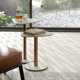 Conjunto Mezanino Paris MDF Pés Madeira Gianduia Nature Tebarrot 