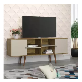 Rack Estrela 1,60 Nature Off White Patrimar