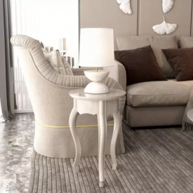 Mesa de Apoio Alta Duquesa Retrô Off White 24135 EDN