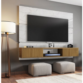 Painel Âmbar Carrara Cinamomo Ripado 2075756 TV 65 Bechara FORA DE LINHA