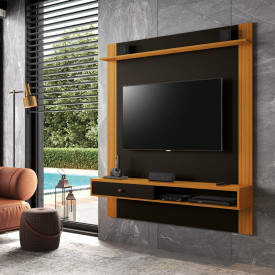 Painel Condor 1 Gaveta Preto Cedro 777193 EDN FORA DE LINHA