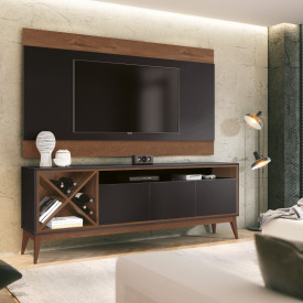 Rack Merlot 1.80 Preto Naturale 770131 Adega EDN FORA DE LINHA