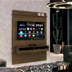 Painel Home Torino II Naturale Sala EDN Moveis  FORA DE LINHA