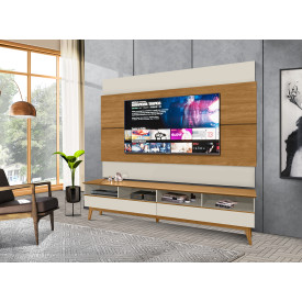 Painel Wall 1.80 Limit Off White Nature Tebarrot  Sala  