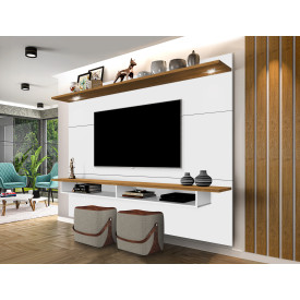 Painel Zeus Branco Nature Tebarrot  Sala  