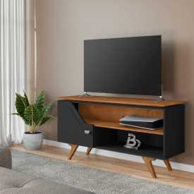 Rack Valencia Preto Fosco Nature 2076258 Bechara